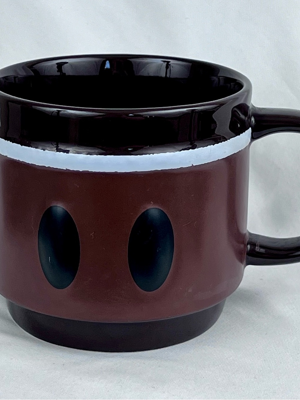 Disney Store Mickey Mouse Memories Stackable Mug April AVIATOR  Limited Release